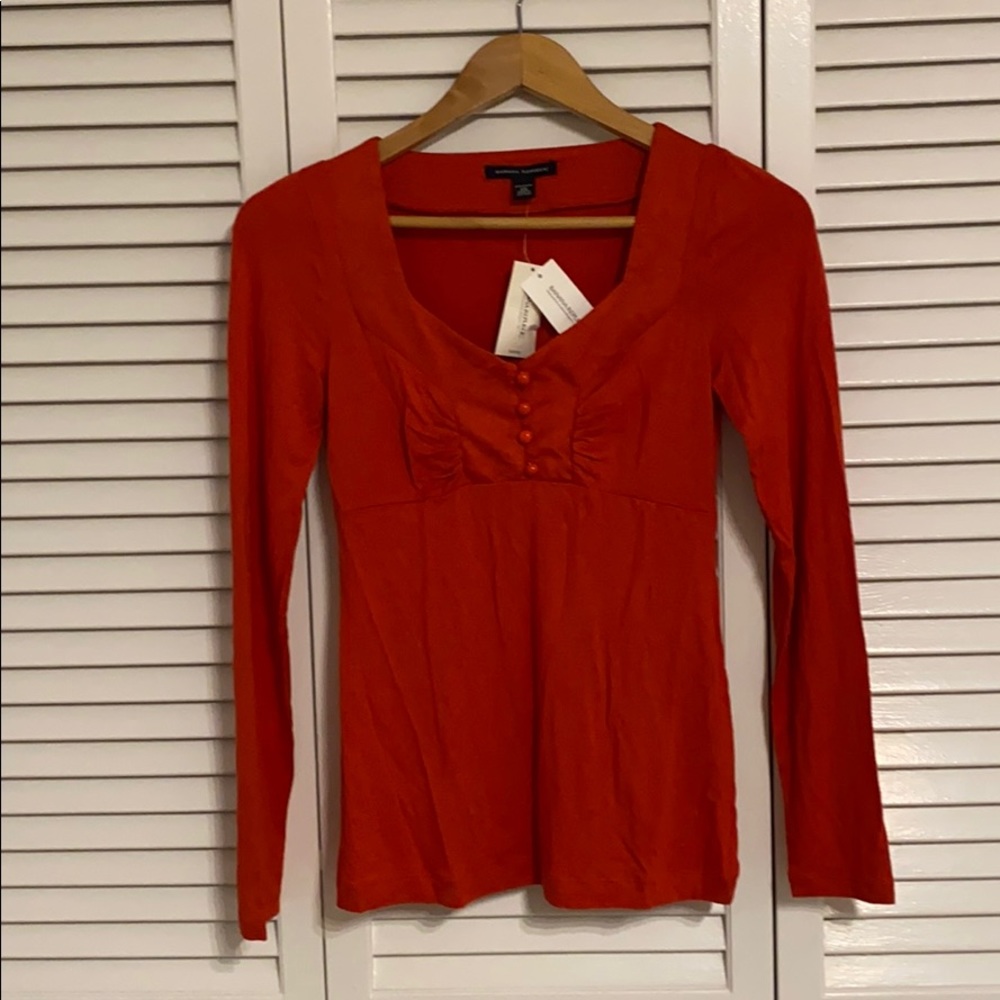 Coral/red NWT Banana Republic super soft top